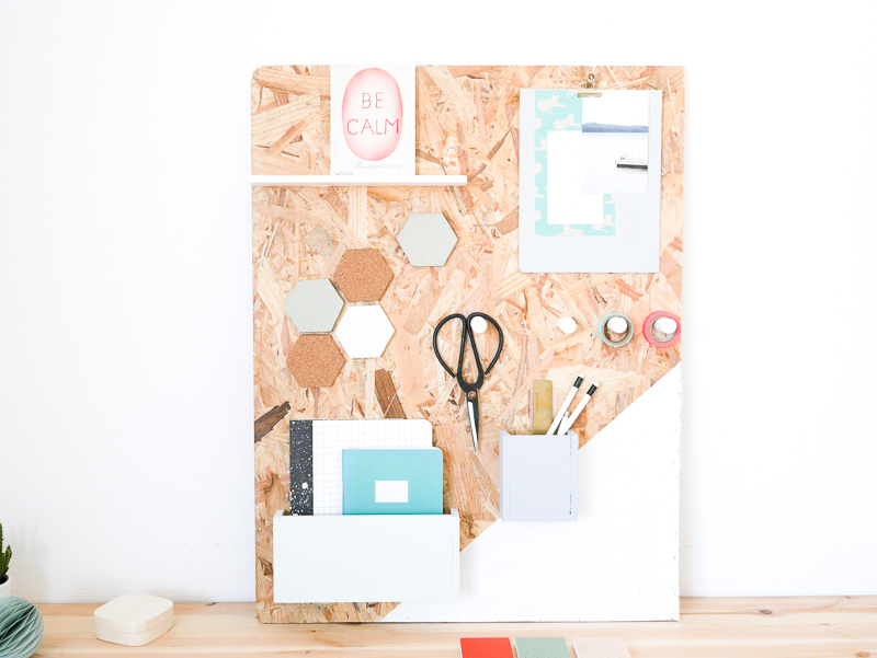 13 DIY pour fabriquer un organiseur mural de bureau - Marie Claire